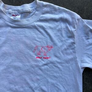 Harry and Steves Mens Vintage T-Shirt Size XL Single Stitch USA Vintage Neon 90s